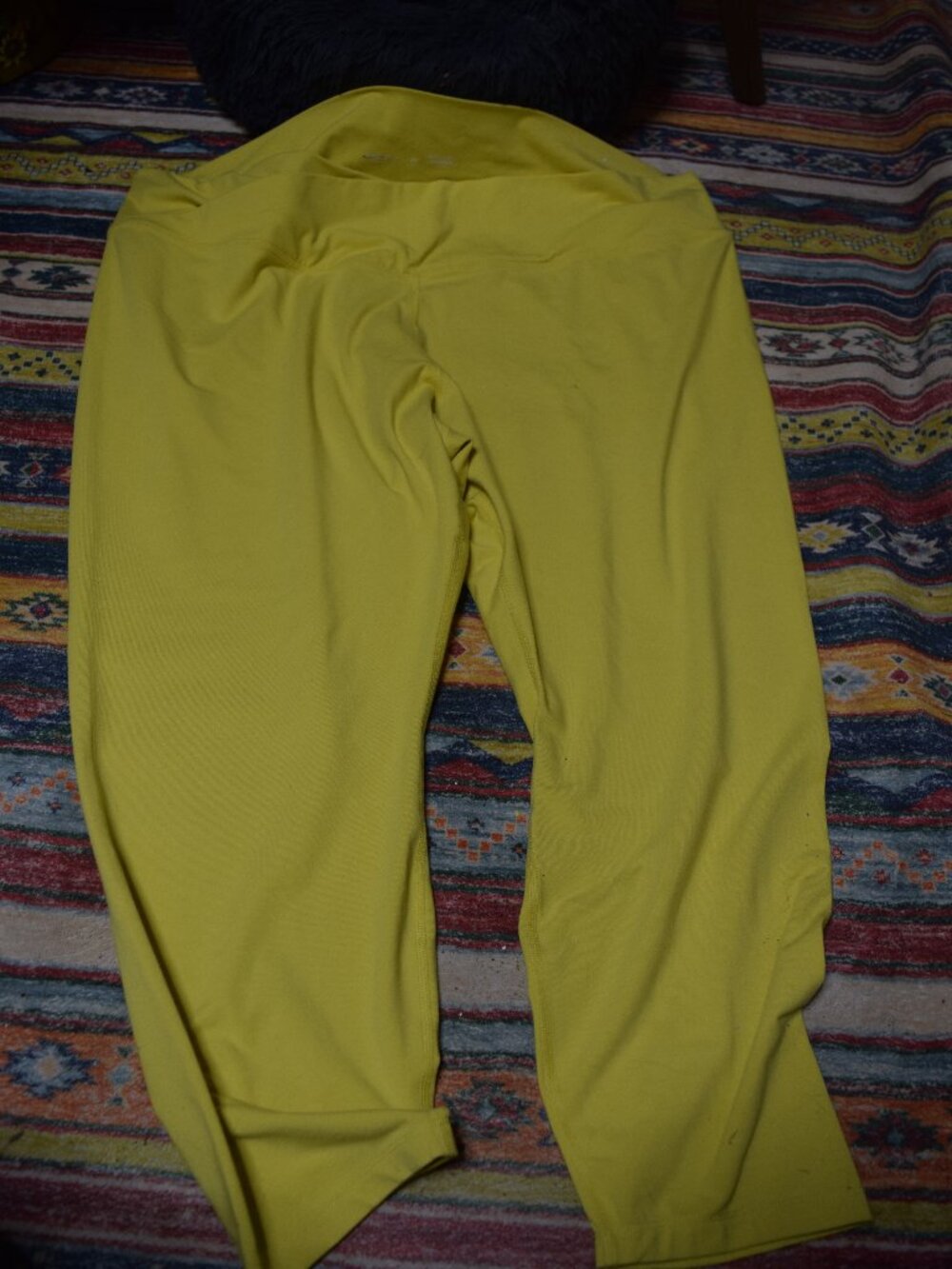 Old Navy Mustard Yellow Leggings, Power Chill-Active-Xtra Hi Rise-Go Dry, Sz 4X